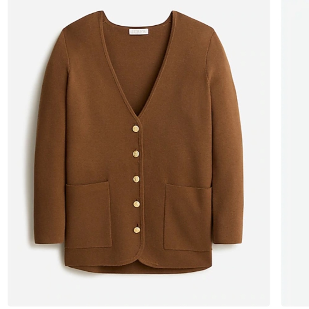 Giselle V-neck sweater-blazer